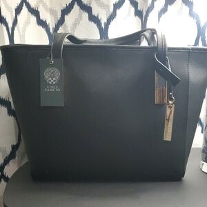 Vince Camuto Sleek Black Tote